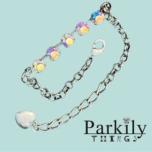 Handcrafted bracelet with Swarovski crystal